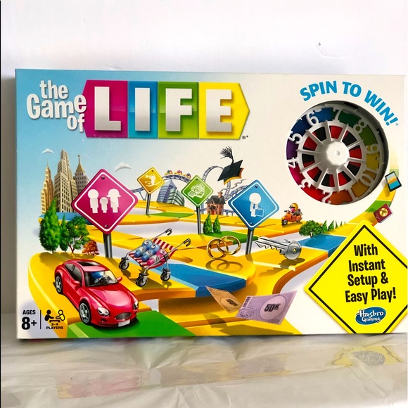 Hasbro"The Game Of Life"- Spin To Win! Board Game - Picture 1 of 4